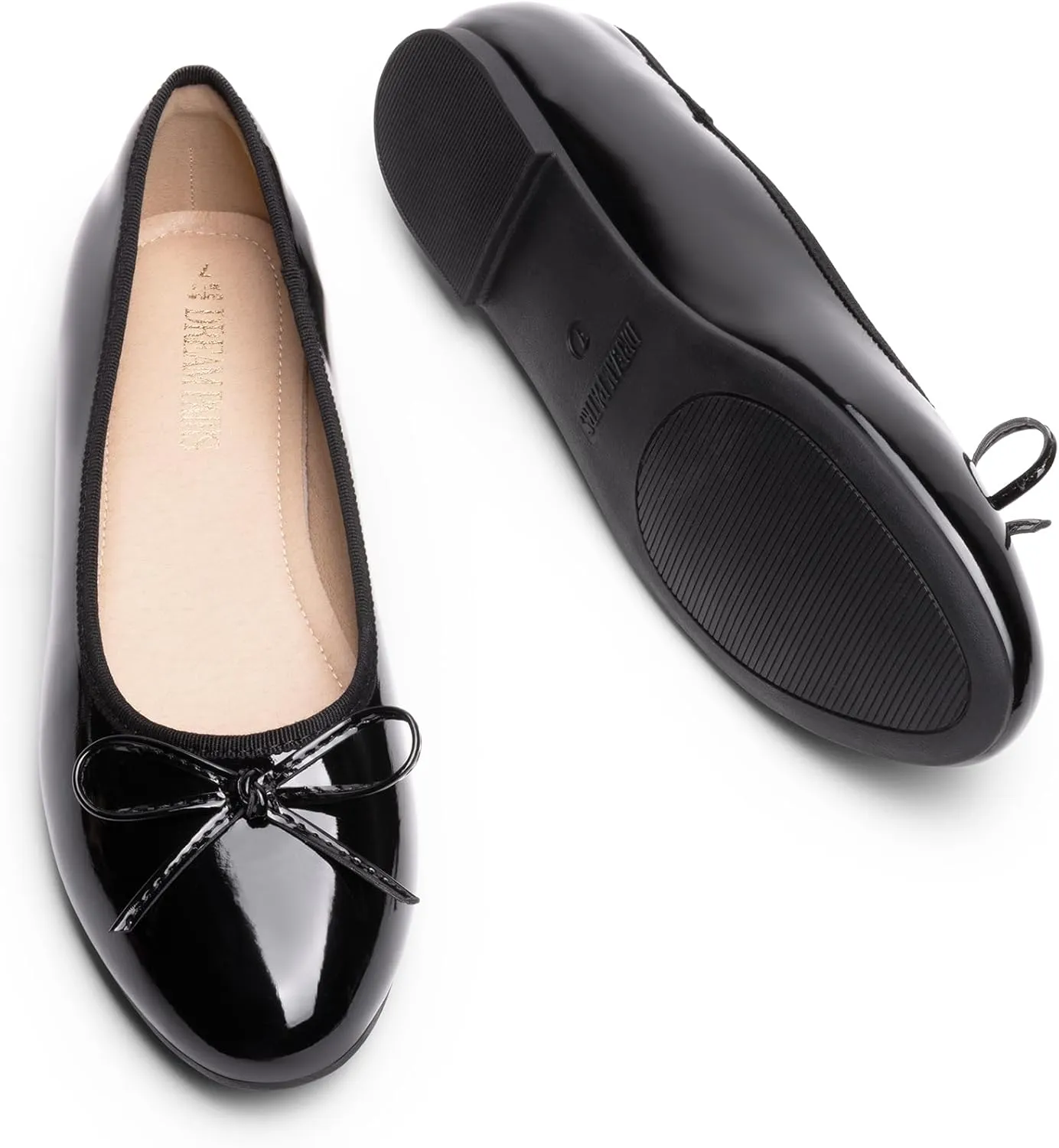 DREAM PAIRS Women's Flats, Round Toe Ballet Flats, Comfortable Slip-on Dressy Business Casual Work Office Ballerina Flat Dress Shoes