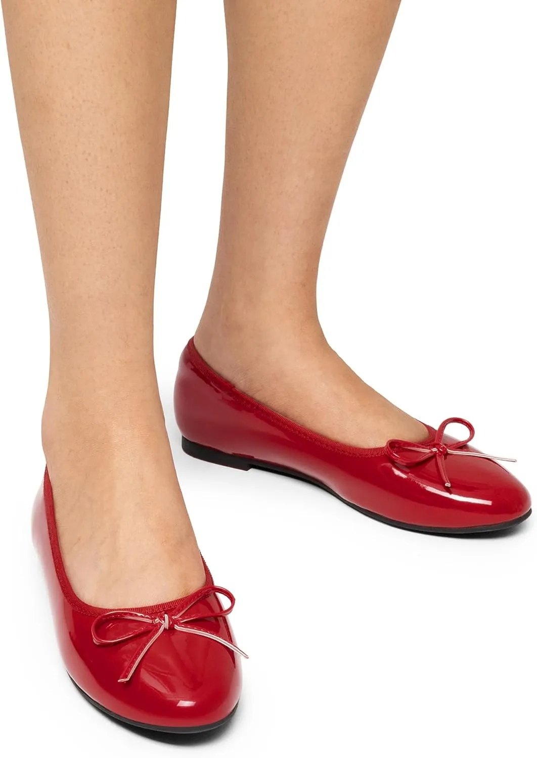 DREAM PAIRS Women's Flats, Round Toe Ballet Flats, Comfortable Slip-on Dressy Business Casual Work Office Ballerina Flat Dress Shoes