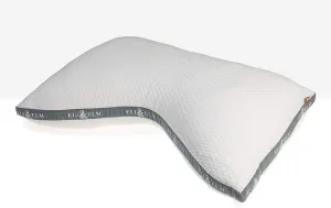 Eli & Elm | Best Ergonomic Side Sleeper Pillow for Neck Pain. Supportive Cooling Latex Fill with Luxury Breathable Cover. U-Shape Contoured Design. Queen Size Bed Pillow - 17" X 29"