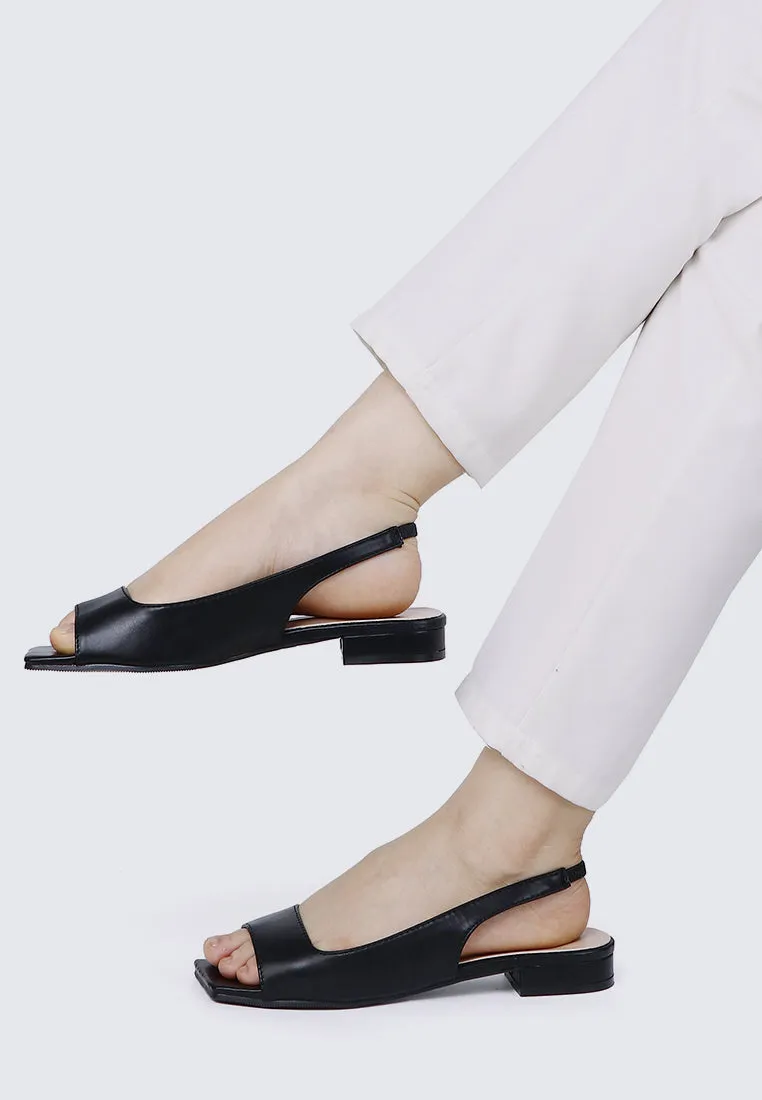 Eliz Comfy Sandals Black