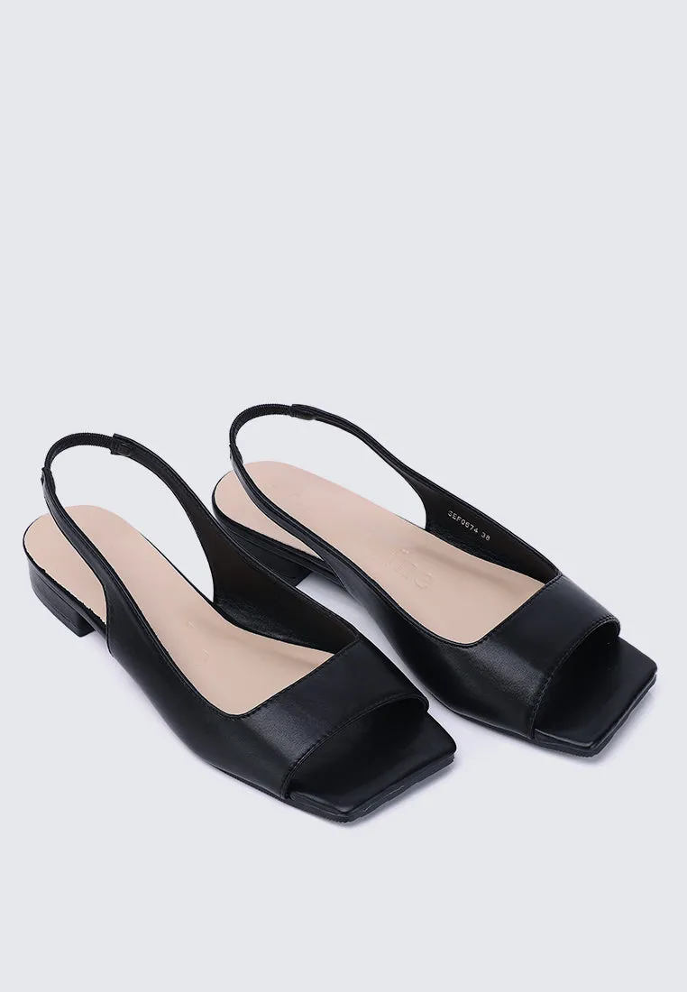 Eliz Comfy Sandals Black