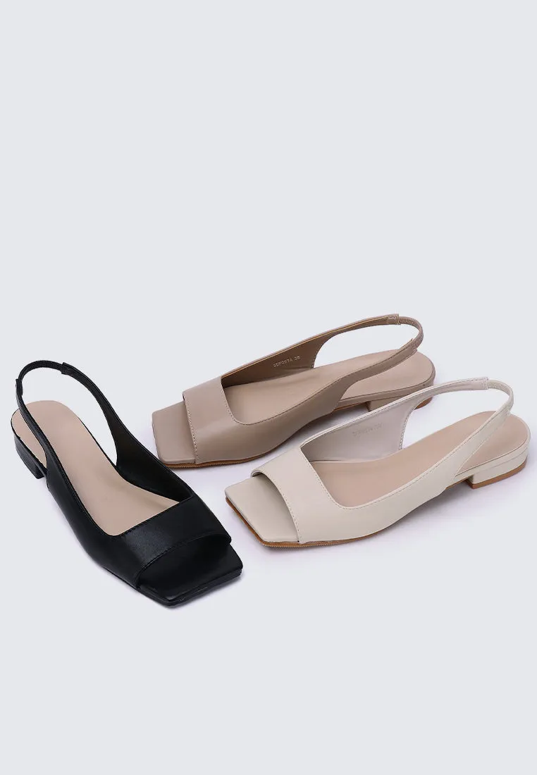 Eliz Comfy Sandals Black