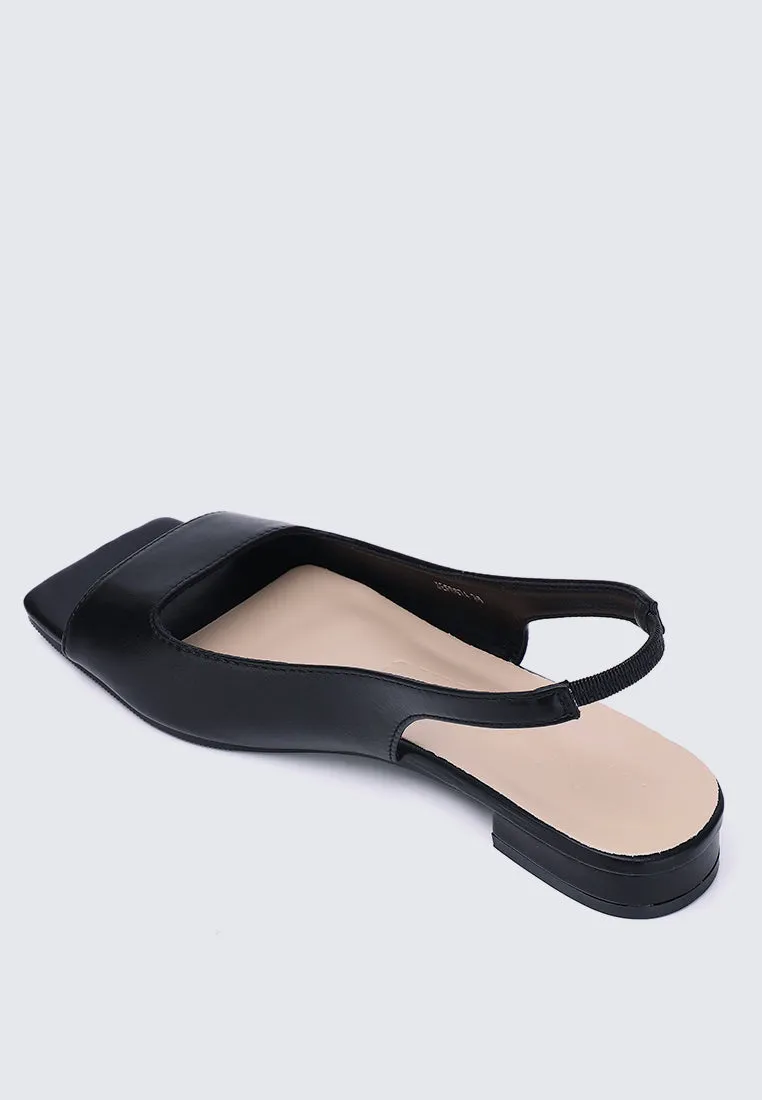 Eliz Comfy Sandals Black