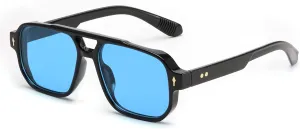 FEISEDY Retro Square Aviator Sunglasses Women Men, 70s Small Vintage Rectangle UV400 Sun Glasses B9120