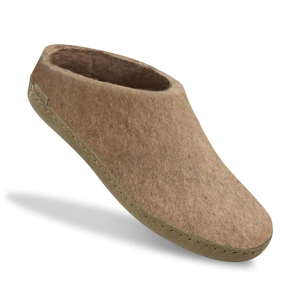 Felted Wool Mule - Sand