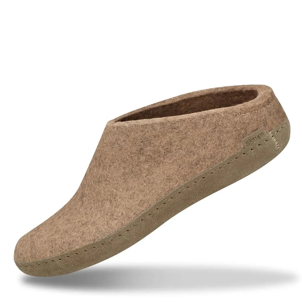 Felted Wool Mule - Sand