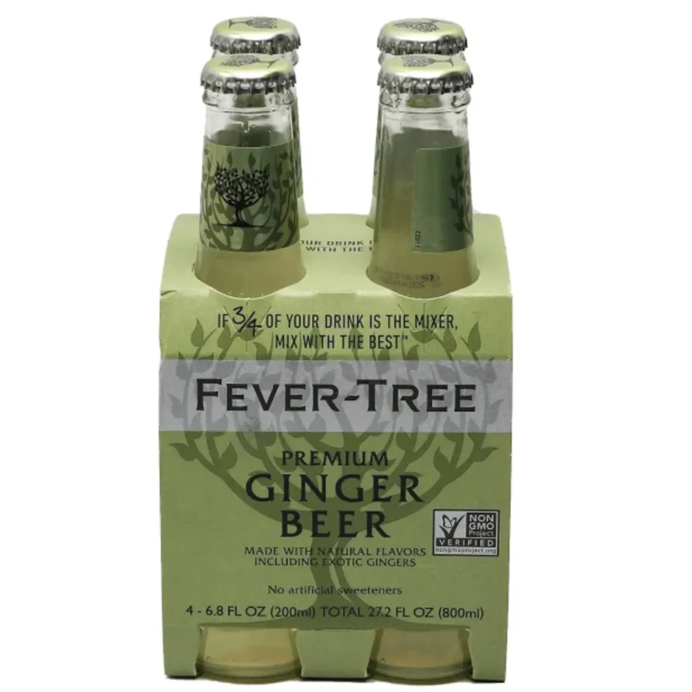 Fever Tree Ginger Beer - 4pk Bottles
