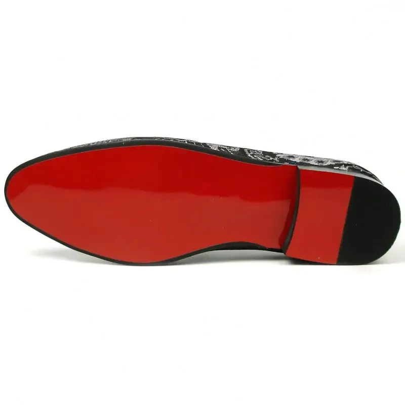 Fiesso FI-7385-3 Multi Color Slip on Loafers
