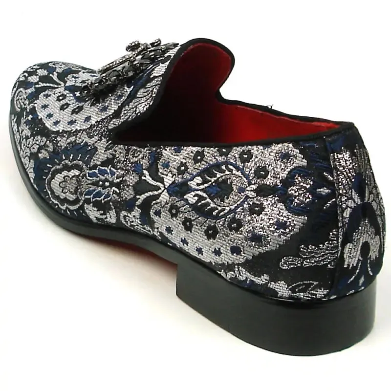 Fiesso FI-7385-3 Multi Color Slip on Loafers