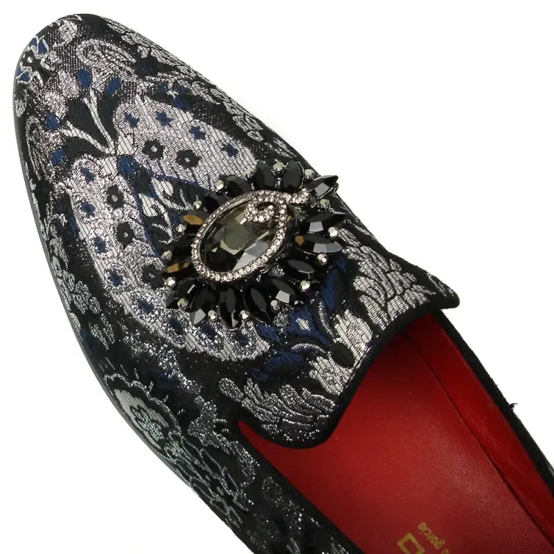 Fiesso FI-7385-3 Multi Color Slip on Loafers