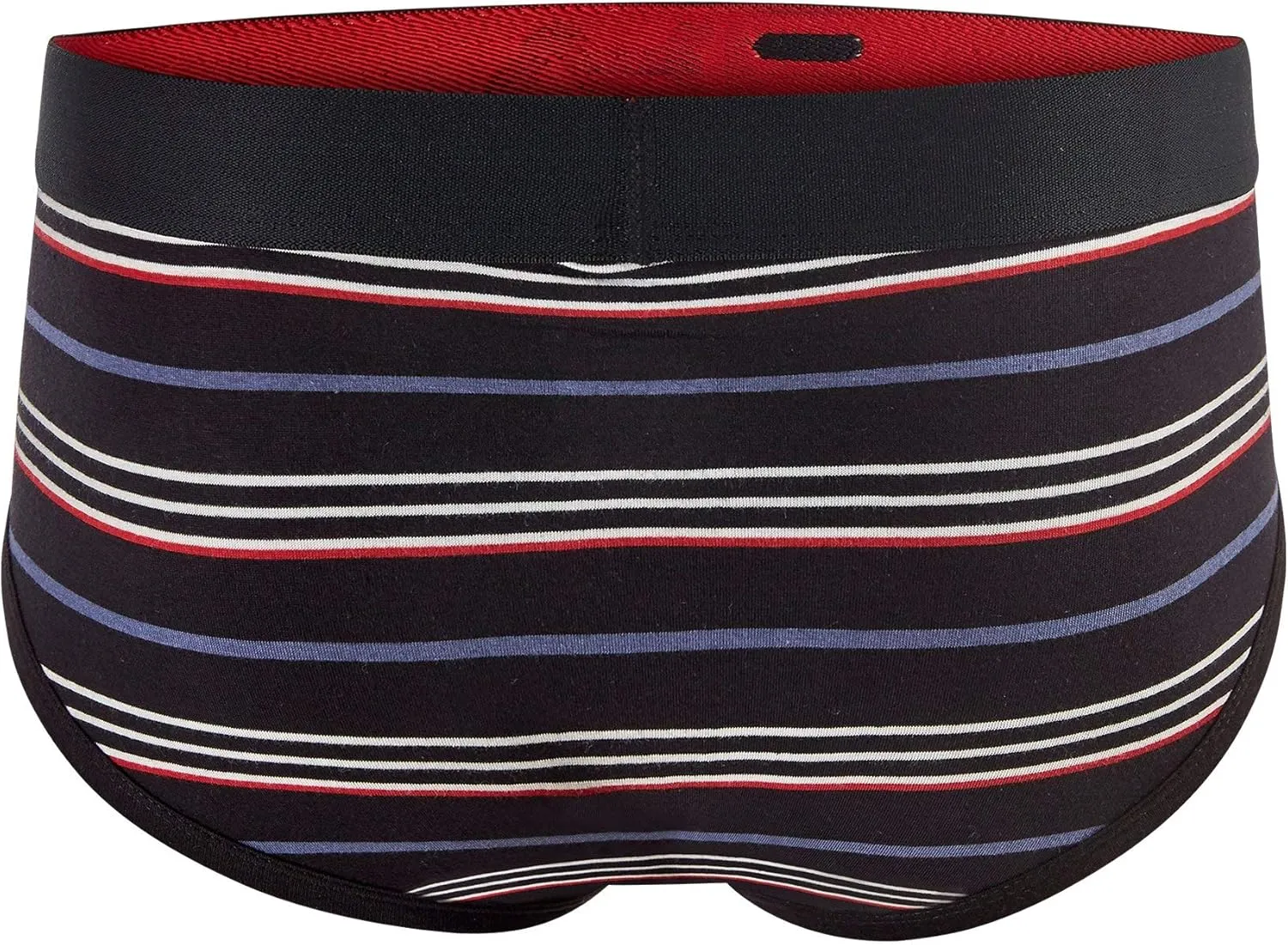 Fila Men's Regular Rise Brief Fly Front with Pouch, 4-Pack of Tagless Underwear