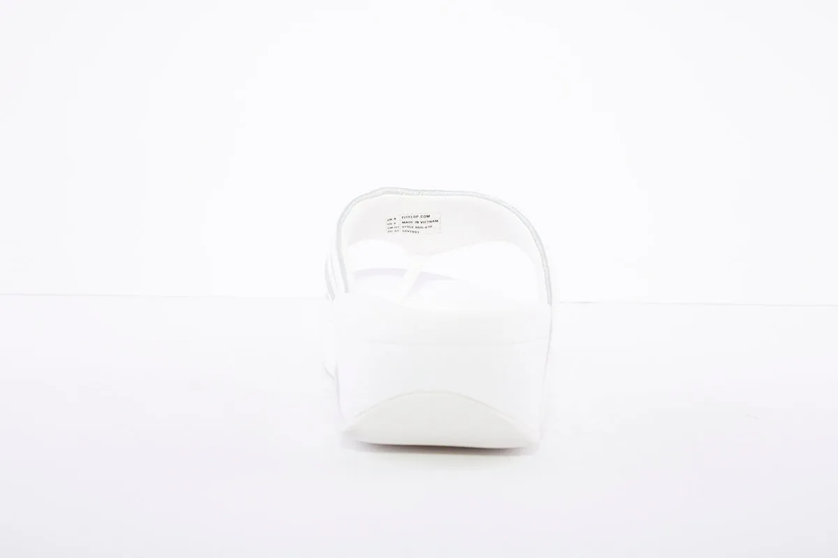 FITFLOP - MILLIE STRIPE WHITE/SILVER