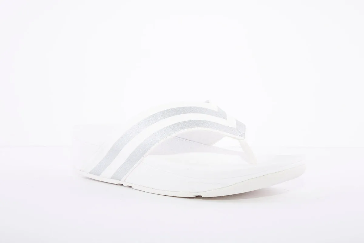 FITFLOP - MILLIE STRIPE WHITE/SILVER