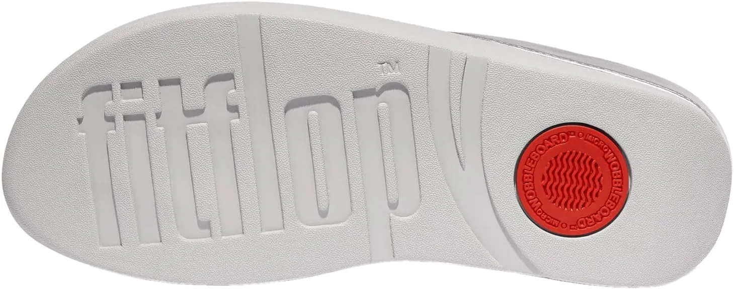 FitFlop Women's FINO Glitterdust Metallic Toe Post Flip Flop Sandal