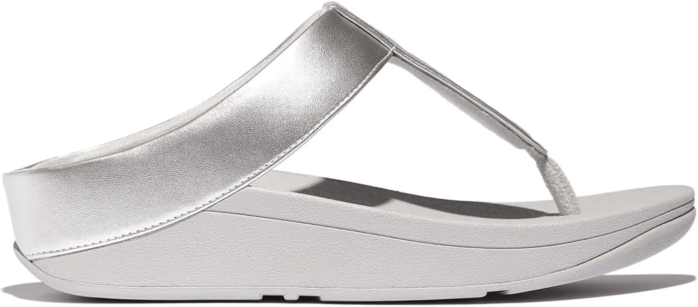FitFlop Women's FINO Glitterdust Metallic Toe Post Flip Flop Sandal