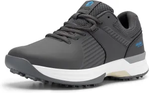 FitVille Extra Wide Men's Golf Shoes Waterproof, Professional Outdoor Spiked Golf Shoes for Men with Arch Support