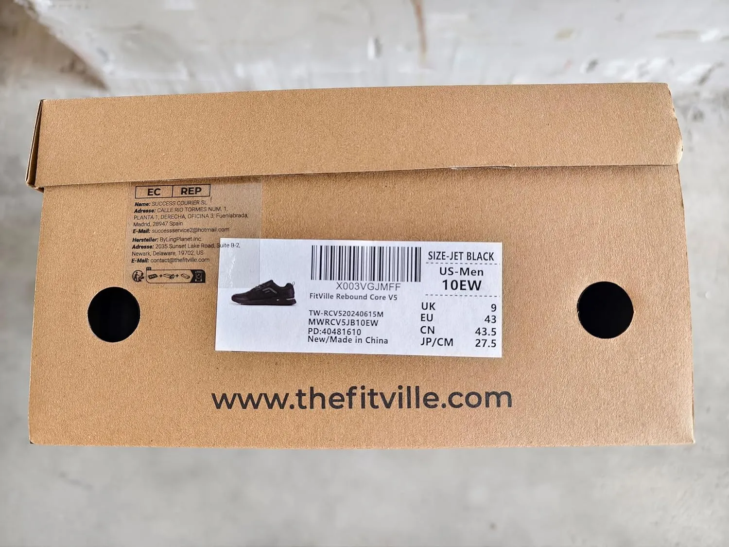 FitVille Extra Wide Men's Golf Shoes Waterproof, Professional Outdoor Spiked Golf Shoes for Men with Arch Support