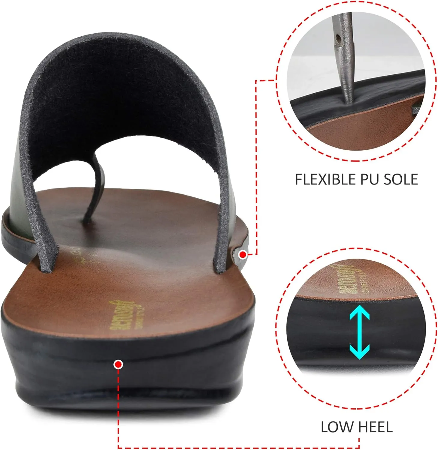 Flat Sandals For Women - Walking Summer Vacation Essentials Ladies Flip Flops – Comfortable Arch Support Orthotic Sandals For Women – Casual Outdoor Fashion Dressy Non Slip Footwear
