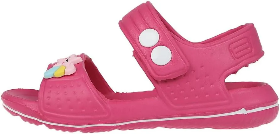 Foamwalk Girl's EVA Slides Fisherman, Buckle Clogs Kids Cloud Slides - Slip On Sandals for Girls Toddler/Little Kid/Big Kid