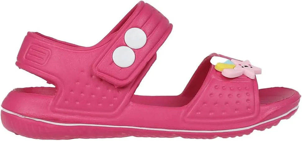 Foamwalk Girl's EVA Slides Fisherman, Buckle Clogs Kids Cloud Slides - Slip On Sandals for Girls Toddler/Little Kid/Big Kid
