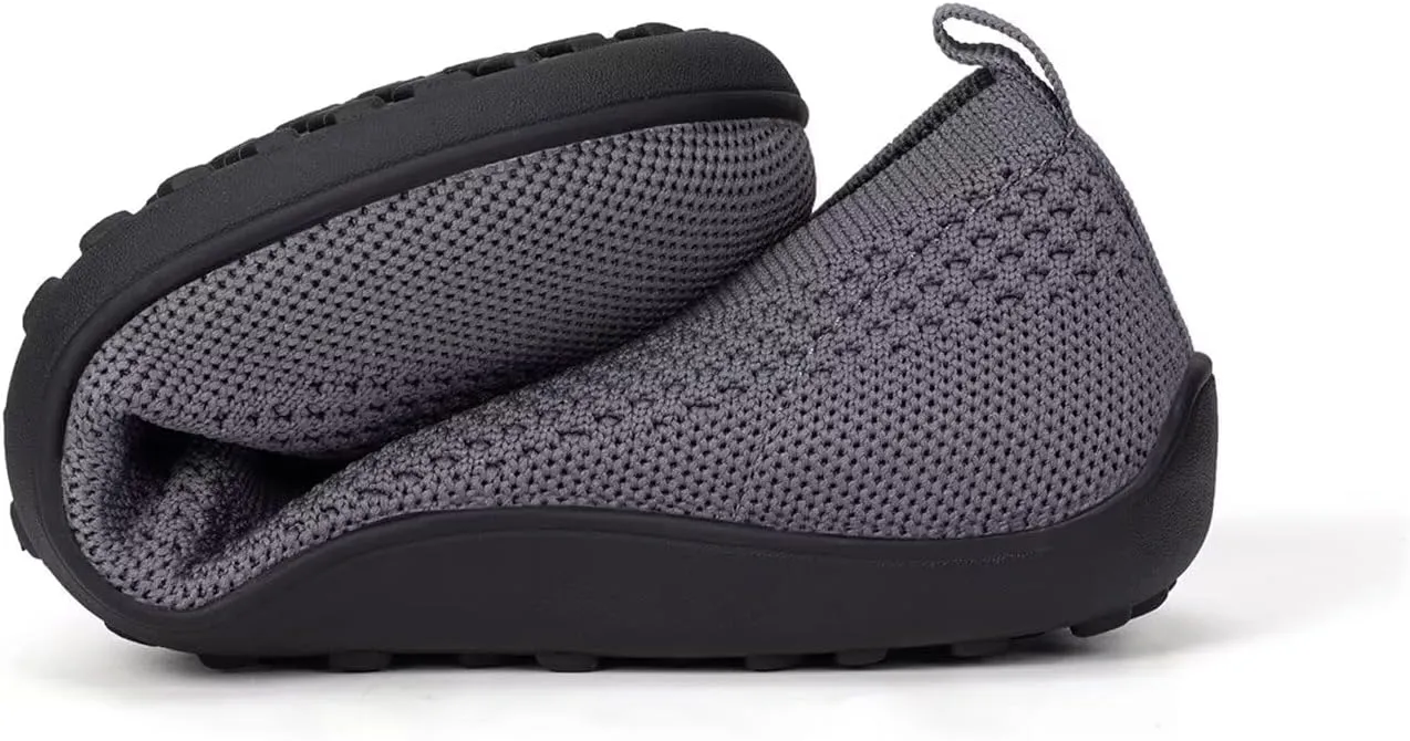 Frank Mully Womens Flat Shoes Wide Toe Box Knitted Flats Comfort Wide Width Walking Flats