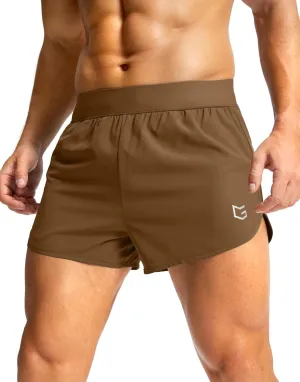 G Gradual Running Shorts for Men 3 Inch Lighweight Quick Dry Workout Gym Athletic Jogging Shorts with Inner Key Pocket