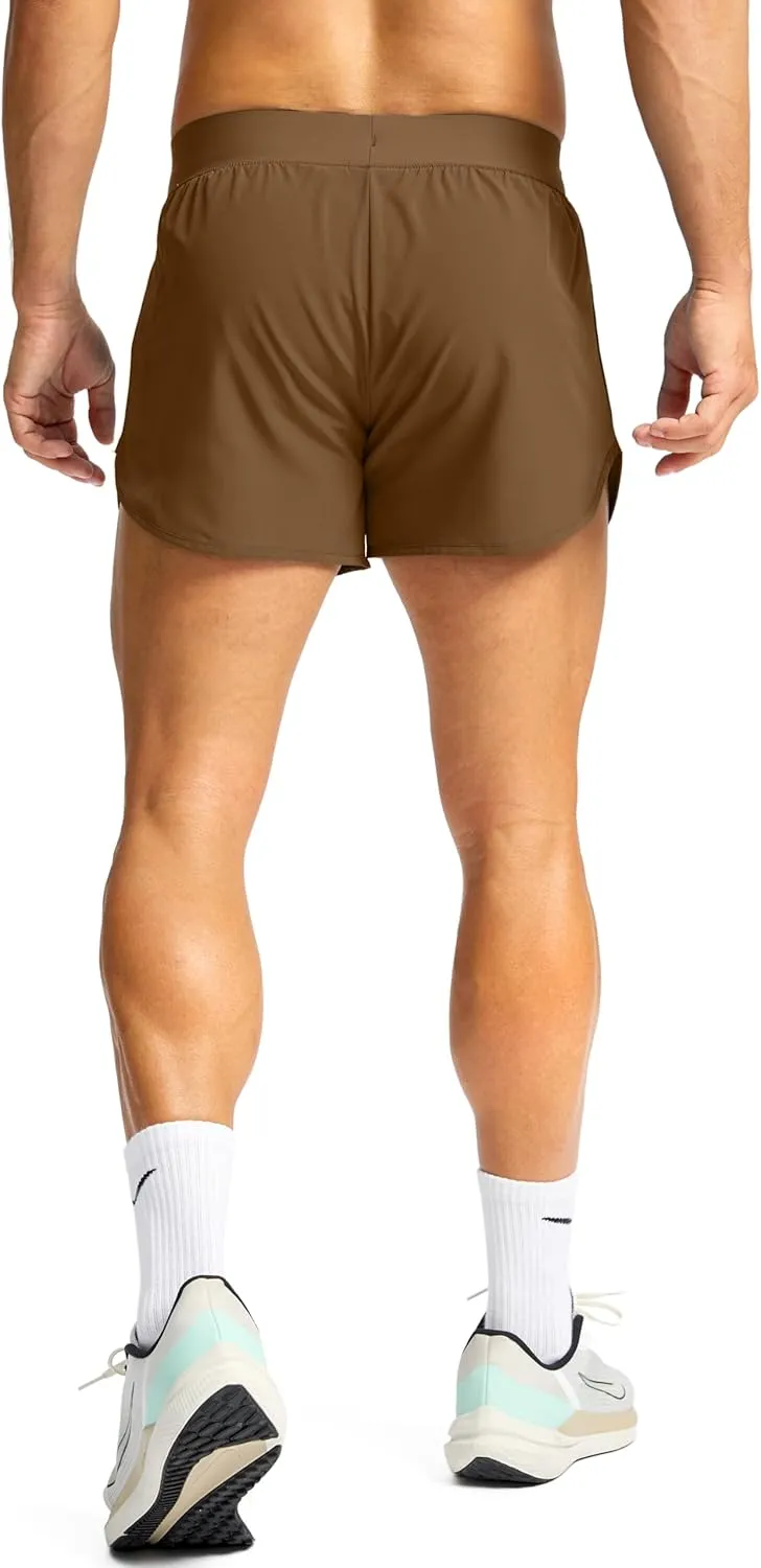G Gradual Running Shorts for Men 3 Inch Lighweight Quick Dry Workout Gym Athletic Jogging Shorts with Inner Key Pocket
