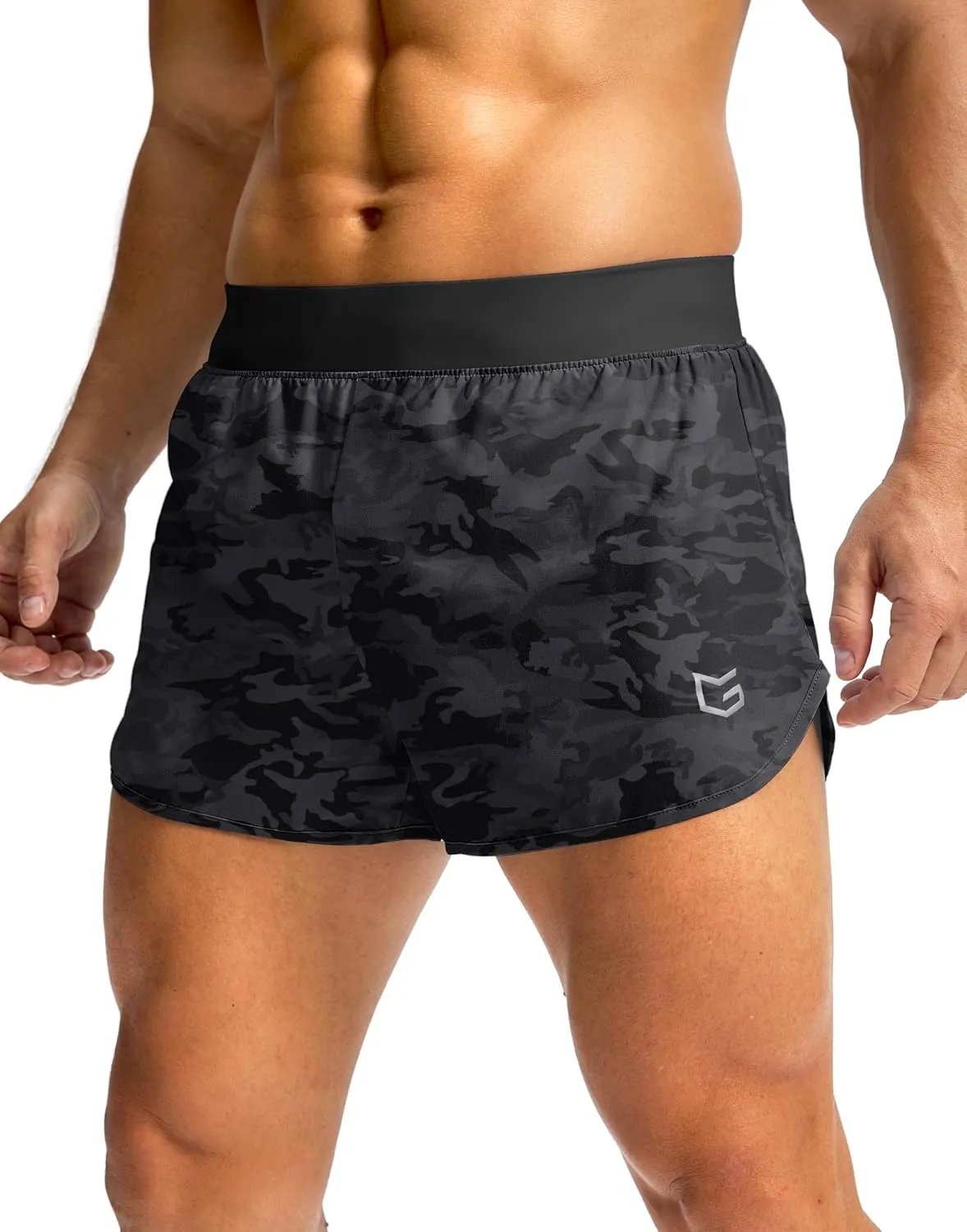 G Gradual Running Shorts for Men 3 Inch Lighweight Quick Dry Workout Gym Athletic Jogging Shorts with Inner Key Pocket
