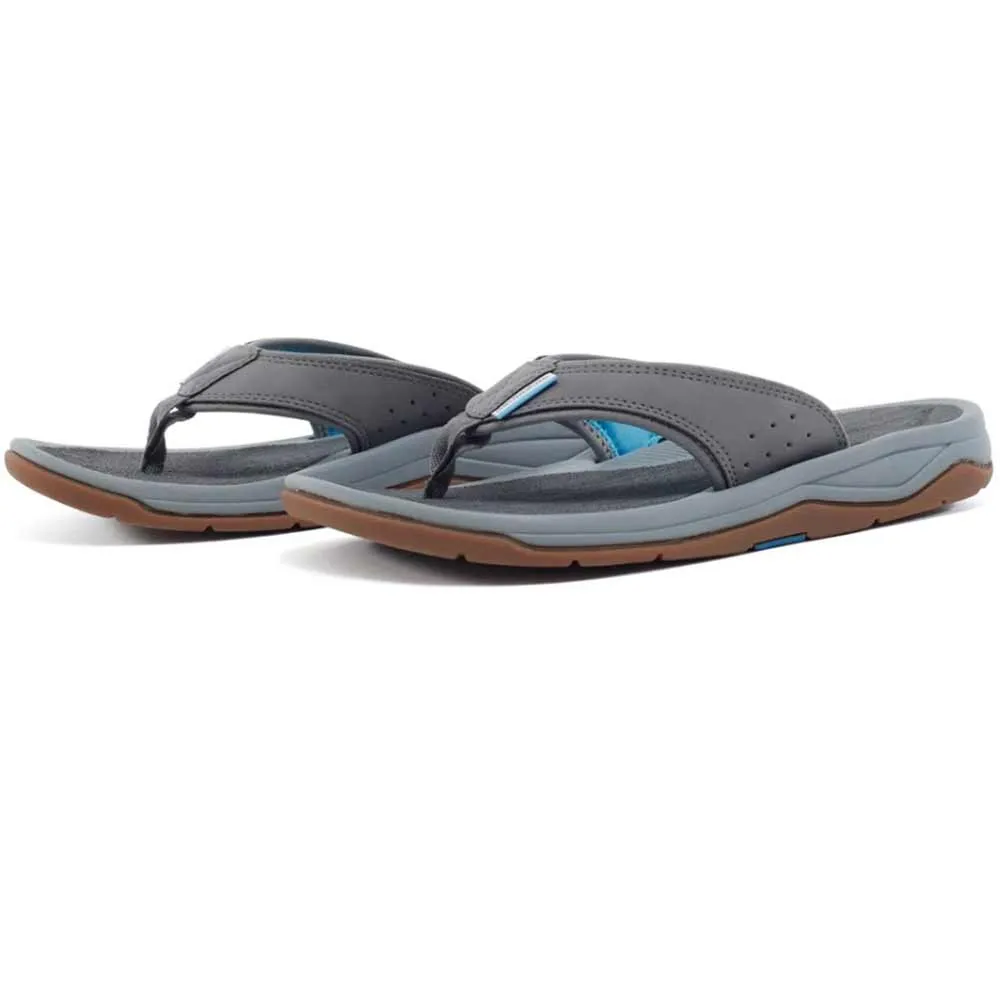 Grundens Deck-Boss Sandal Monument Grey