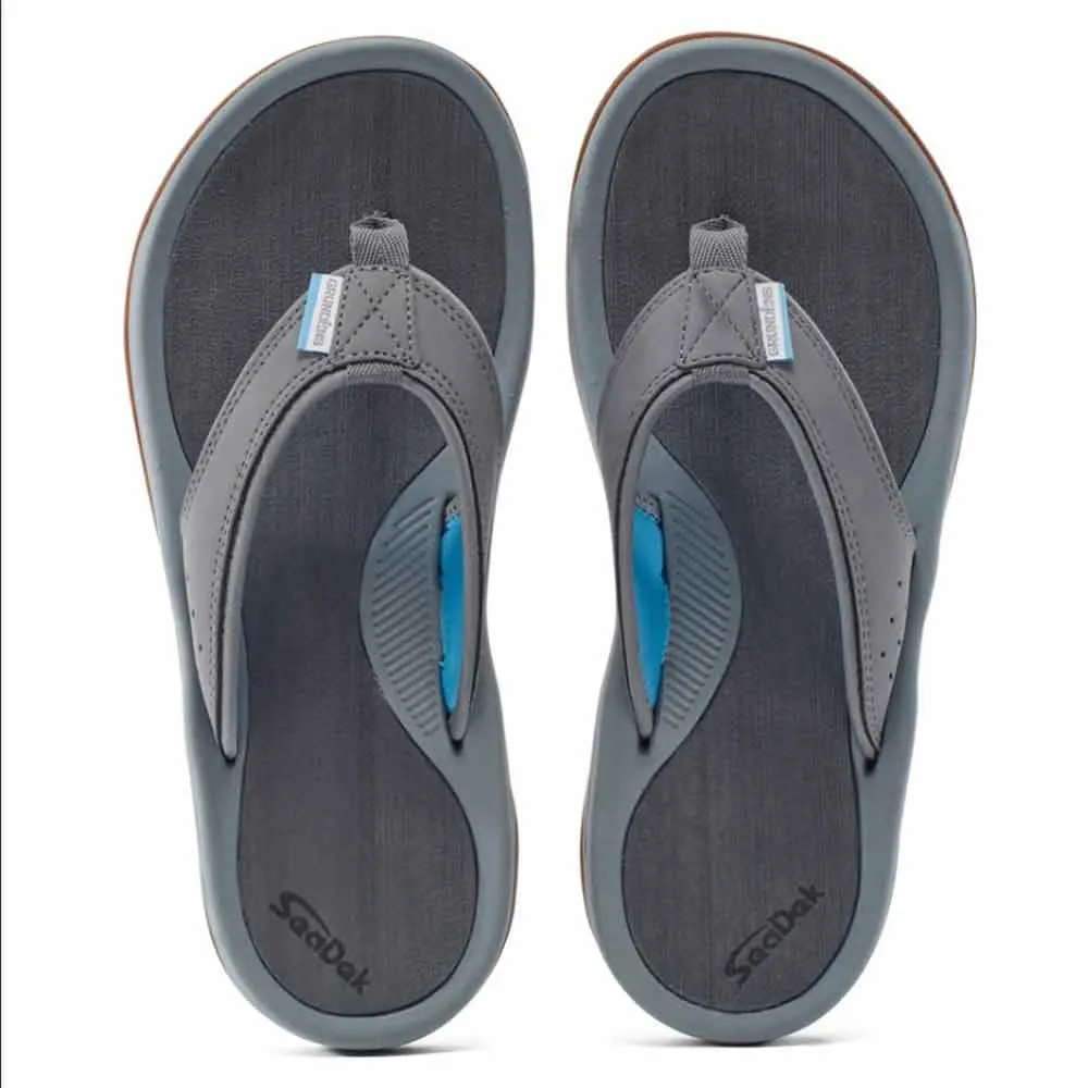 Grundens Deck-Boss Sandal Monument Grey