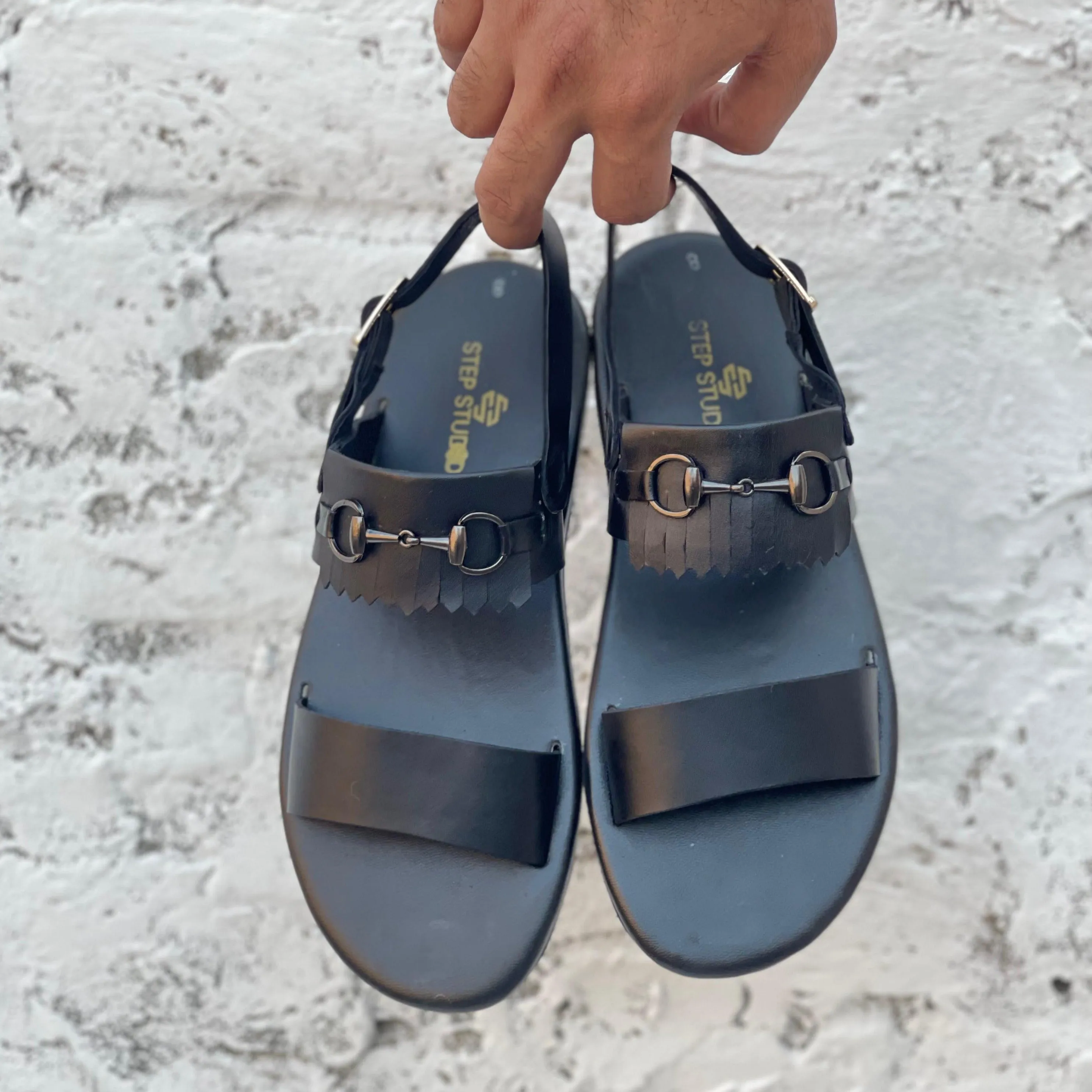 Hand made Sandal SS-2452 BLK