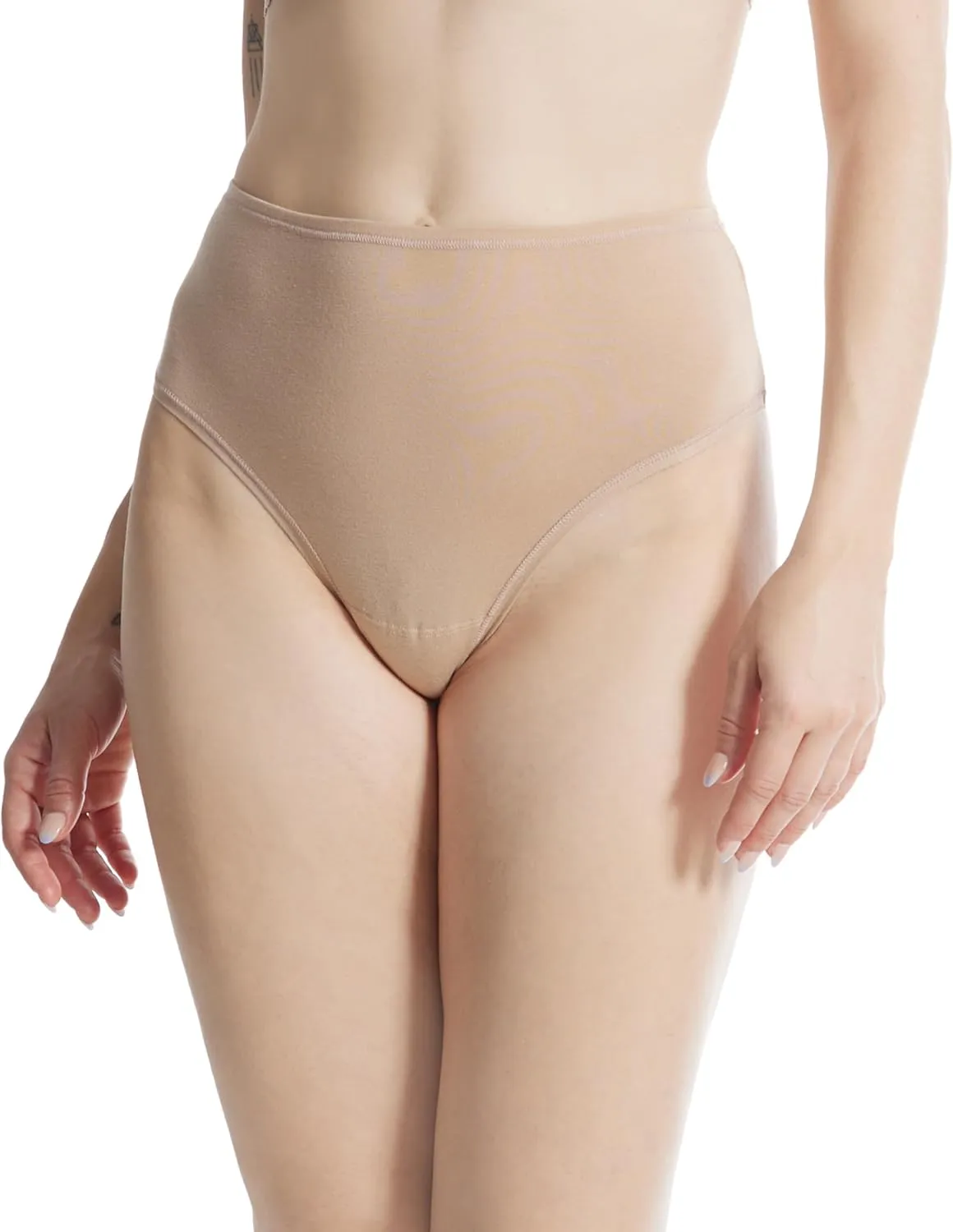 hanky panky - PlayStretch High Rise Thongs for Women | Stretch Cotton Underwear, Everyday Lingerie | Size (XS-XL) | 3 pack