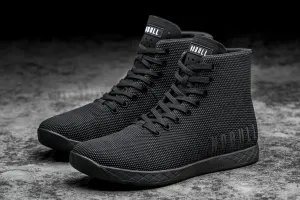 HIGH-TOP BLACK TRAINER (WOMEN'S)