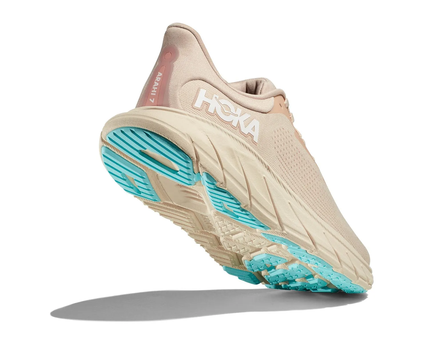 Hoka Vanilla/Cream Arahi 7 Women's Wide Width Running Shoes 1147890-VRM