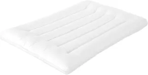 HOMBYS Ultra Thin Flat Pillow for Sleeping, 2.5 inch Thick High Support Stomach Sleeping Pillow, Slim Bed Pillow, Thin Pillow for Back Sleeper-Standard Size 18x26, Machine Washable