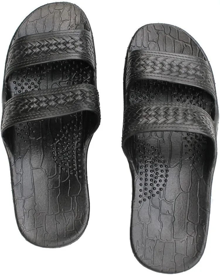IMPERIAL SANDALS HAWAII Women Double Strap Jesus Style Hawaii Sandals, Unisex Sandal for Women Men and Teens