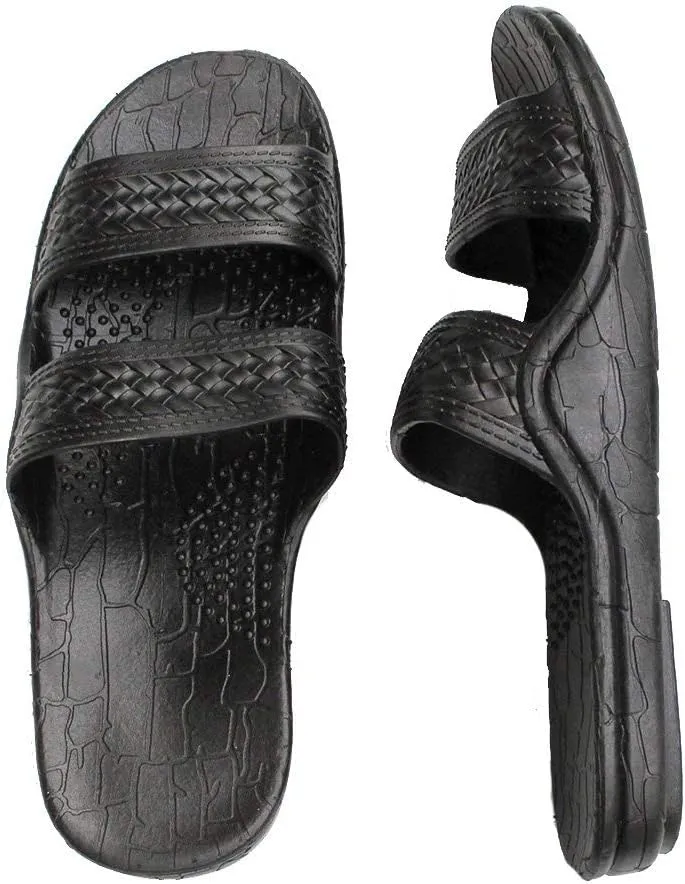 IMPERIAL SANDALS HAWAII Women Double Strap Jesus Style Hawaii Sandals, Unisex Sandal for Women Men and Teens