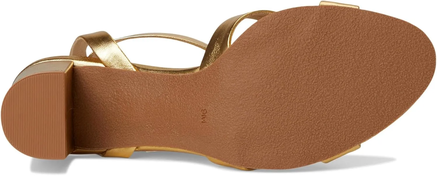 Jack Rogers Women's Peri Mid Heel-Metallic Nappa Heeled Sandal
