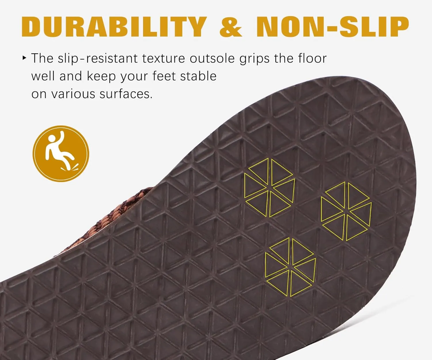 KuaiLu Men's Leather Flip Flops Arch Support Summer Beach Pool Water Thong Sandals Waterproof Rubber Walking Shoes
