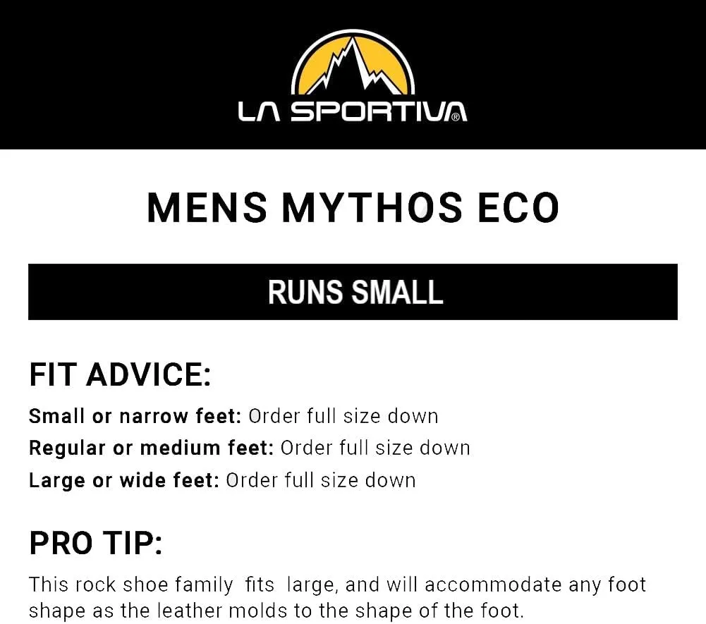La Sportiva Mythos Climbing Shoe - Men's