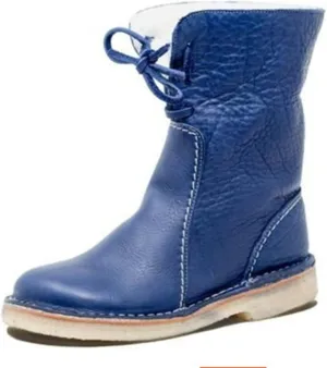 Lausiuoe Womens Winter Boots With Fur Lined Snow Fuzzy Ankle Booties Fashion Slip On Warm House Shoes Loafers Slippers