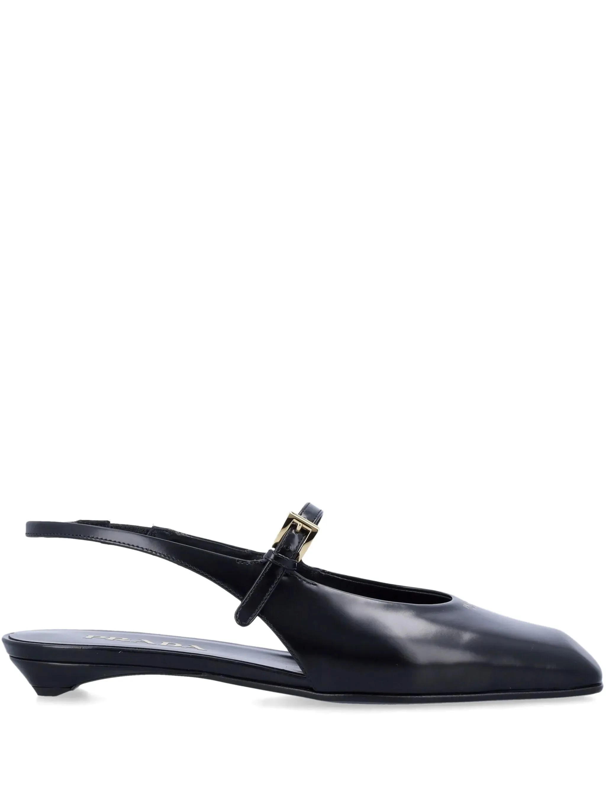 Leather Slingback Ballet Flats
