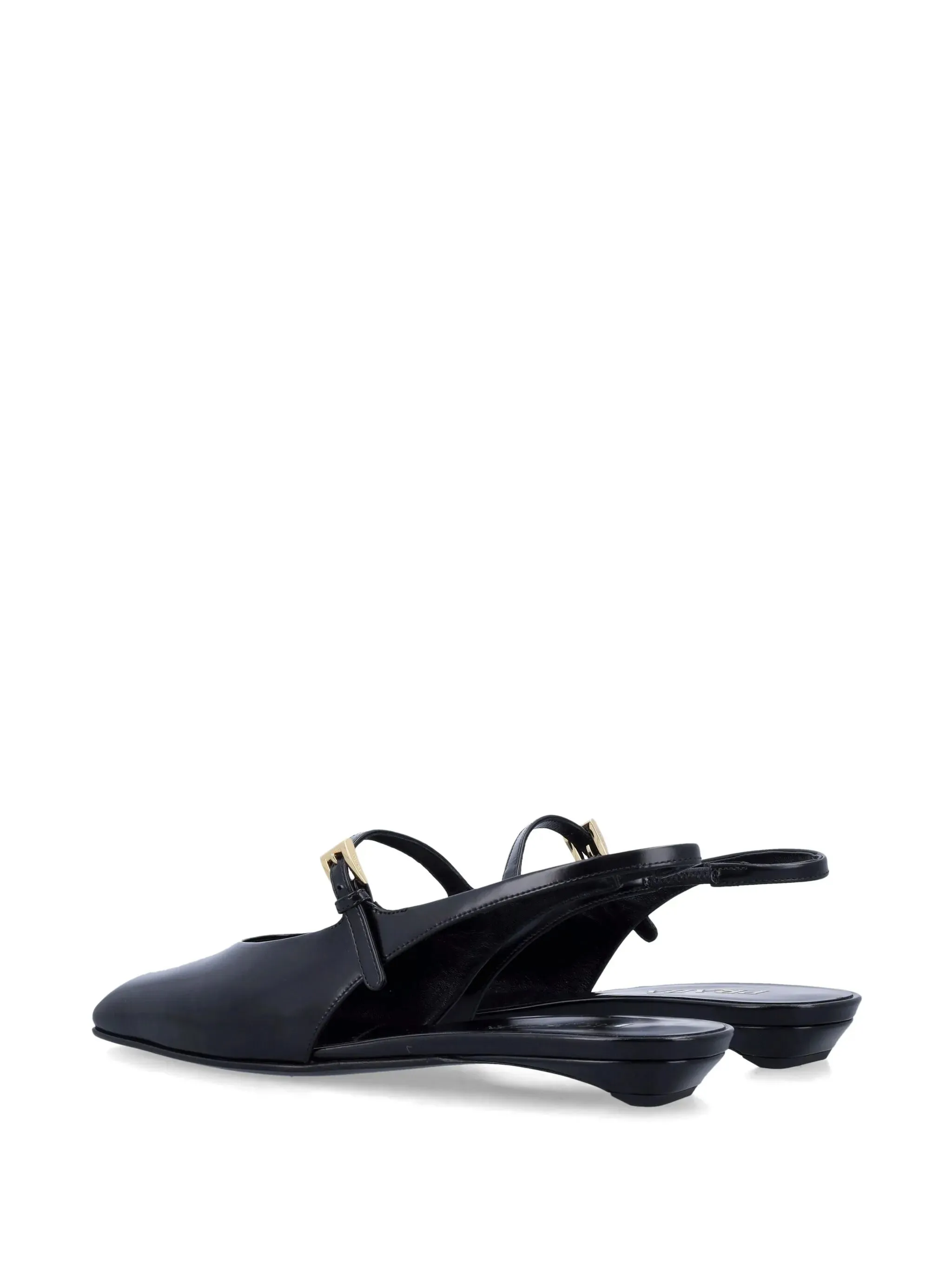 Leather Slingback Ballet Flats