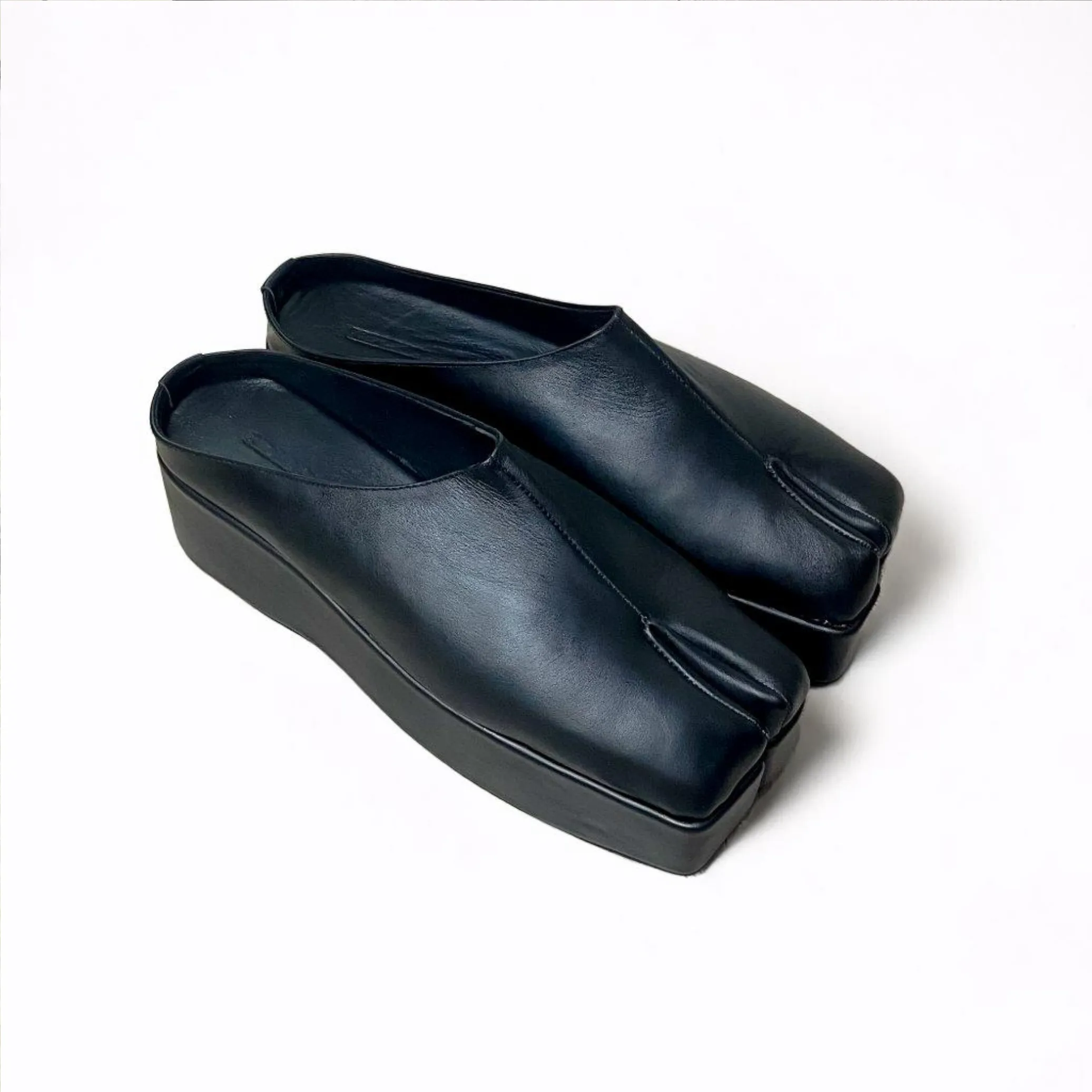 Lei Tabi Clogs ( Square Toe ) Genuine Leather
