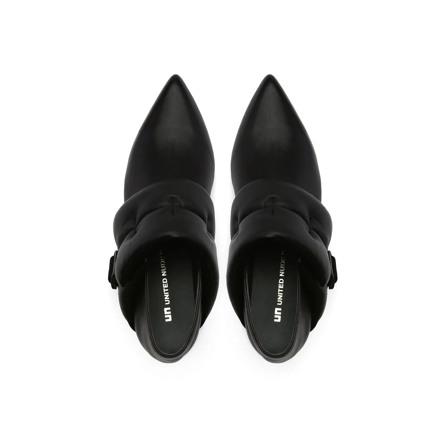 Lev Puffer Mule - Black