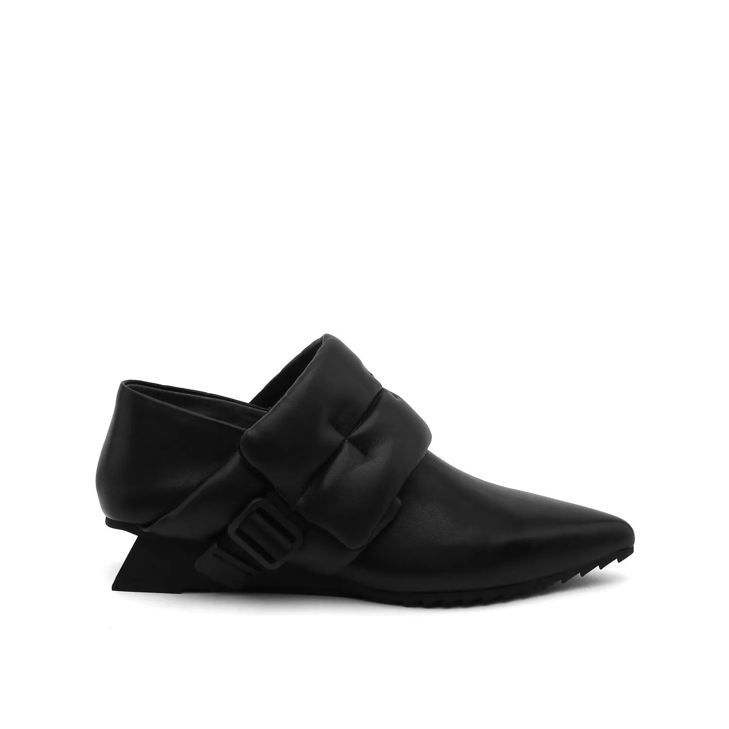 Lev Puffer Mule - Black