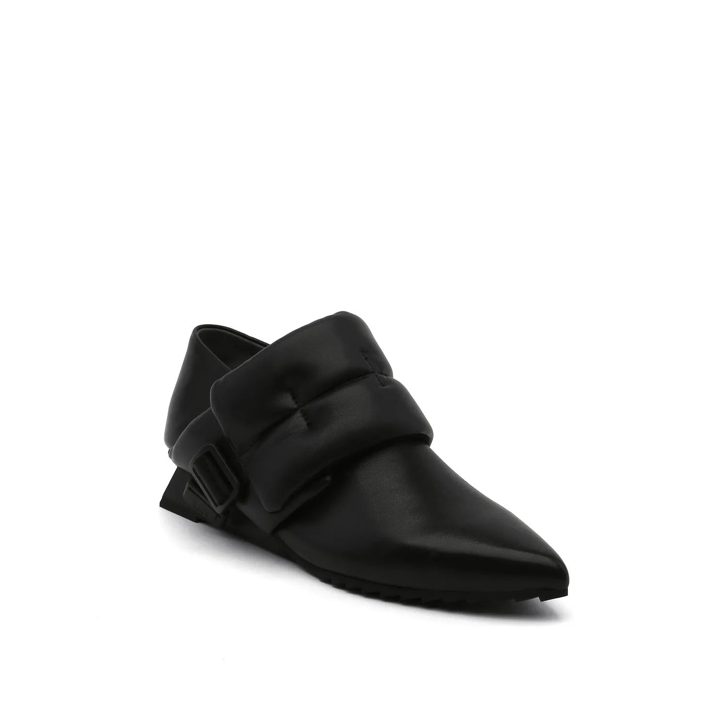 Lev Puffer Mule - Black