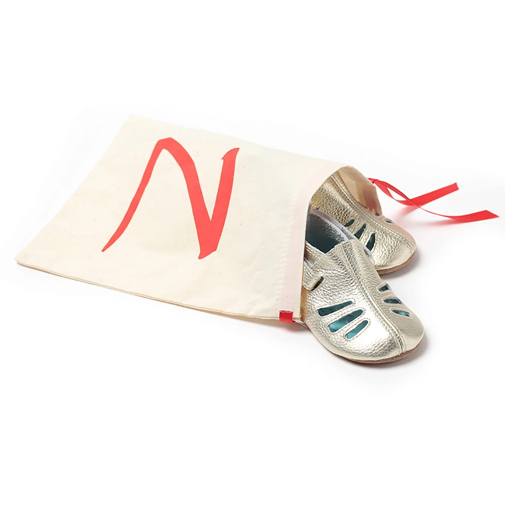 Light Gold Leather Oyster Bay Sandal