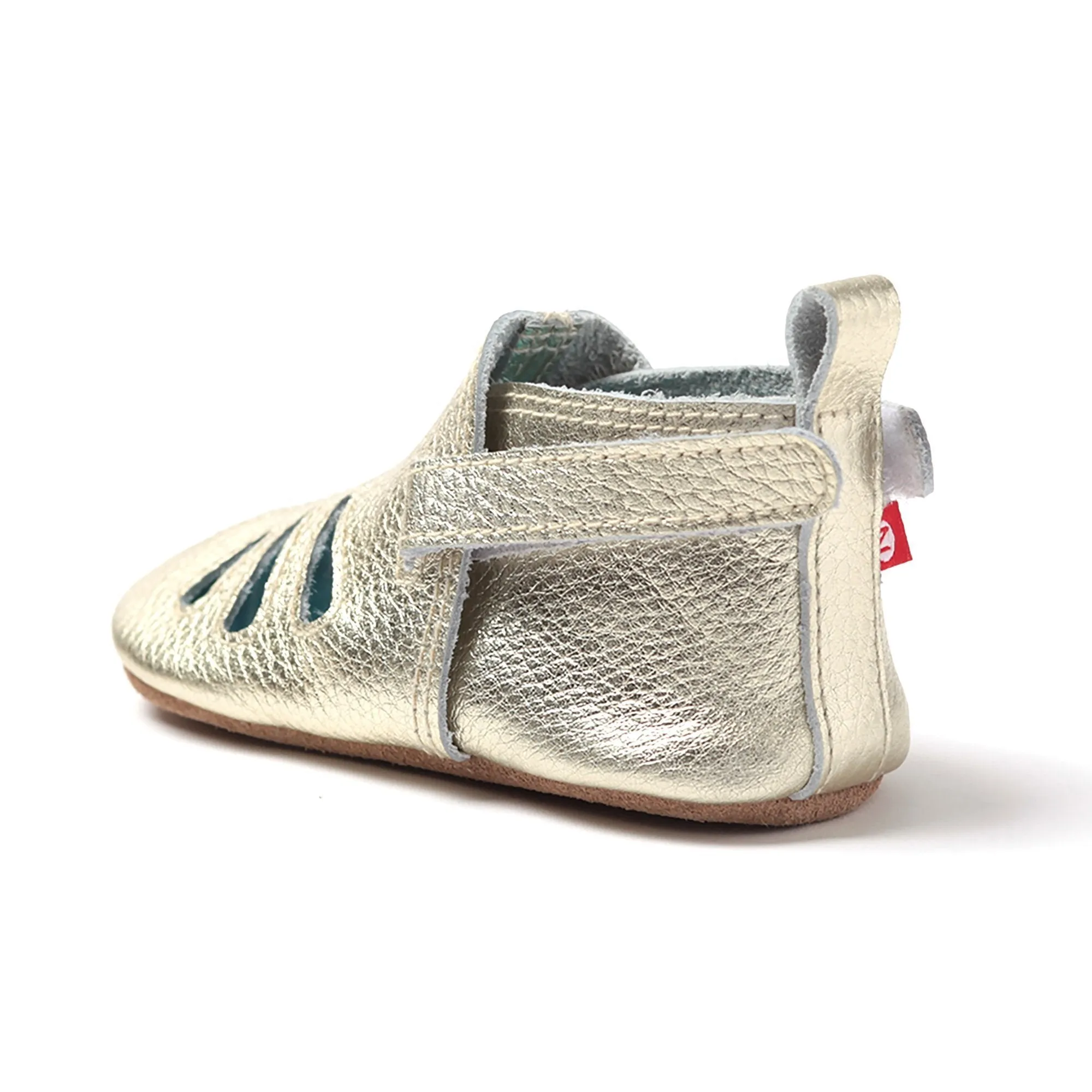 Light Gold Leather Oyster Bay Sandal