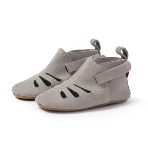 Light Gray Suede Oyster Bay Sandal